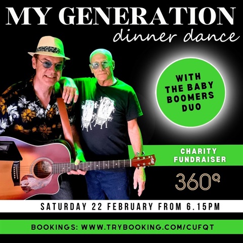 Baby Boomers - My Generation Dinner Dance and Show at 360Q