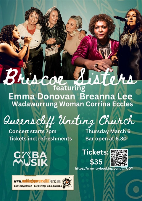 Concert! Briscoe Sisters with Emma Donovan and Breanna Lee