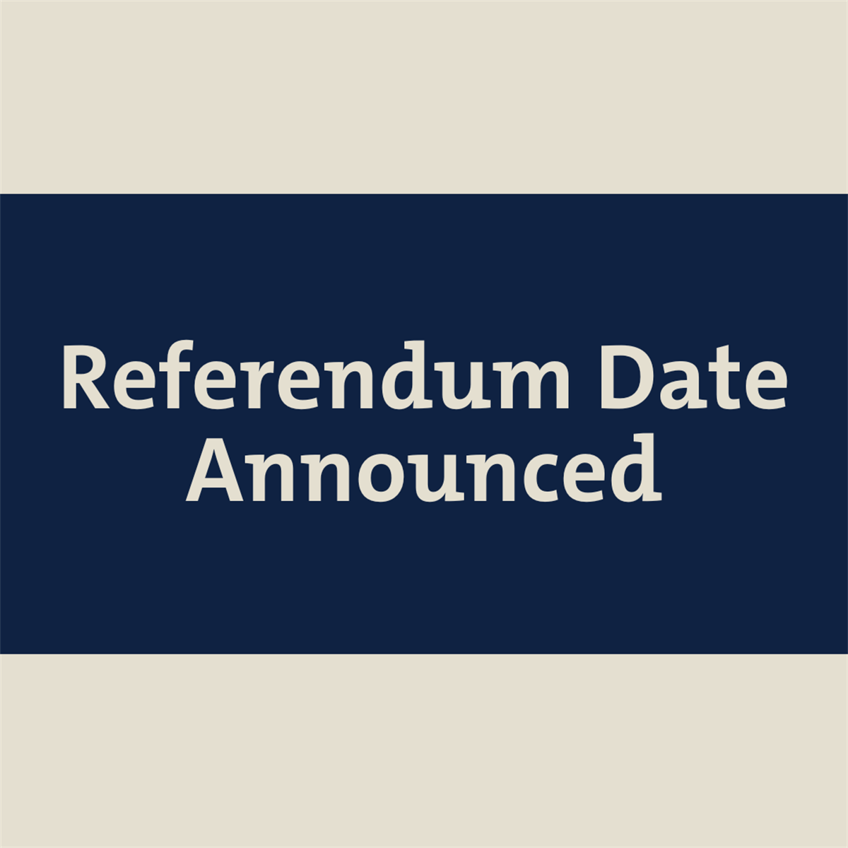 Referendum Date Announced Borough of Queenscliffe